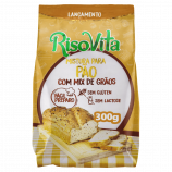 Mistura-para-Pao-Mix-de-Graos-sem-Gluten-Zero-Lactose-RisoVita-Pacote-300g